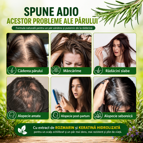 Șampon Natural pentru Creșterea Părului